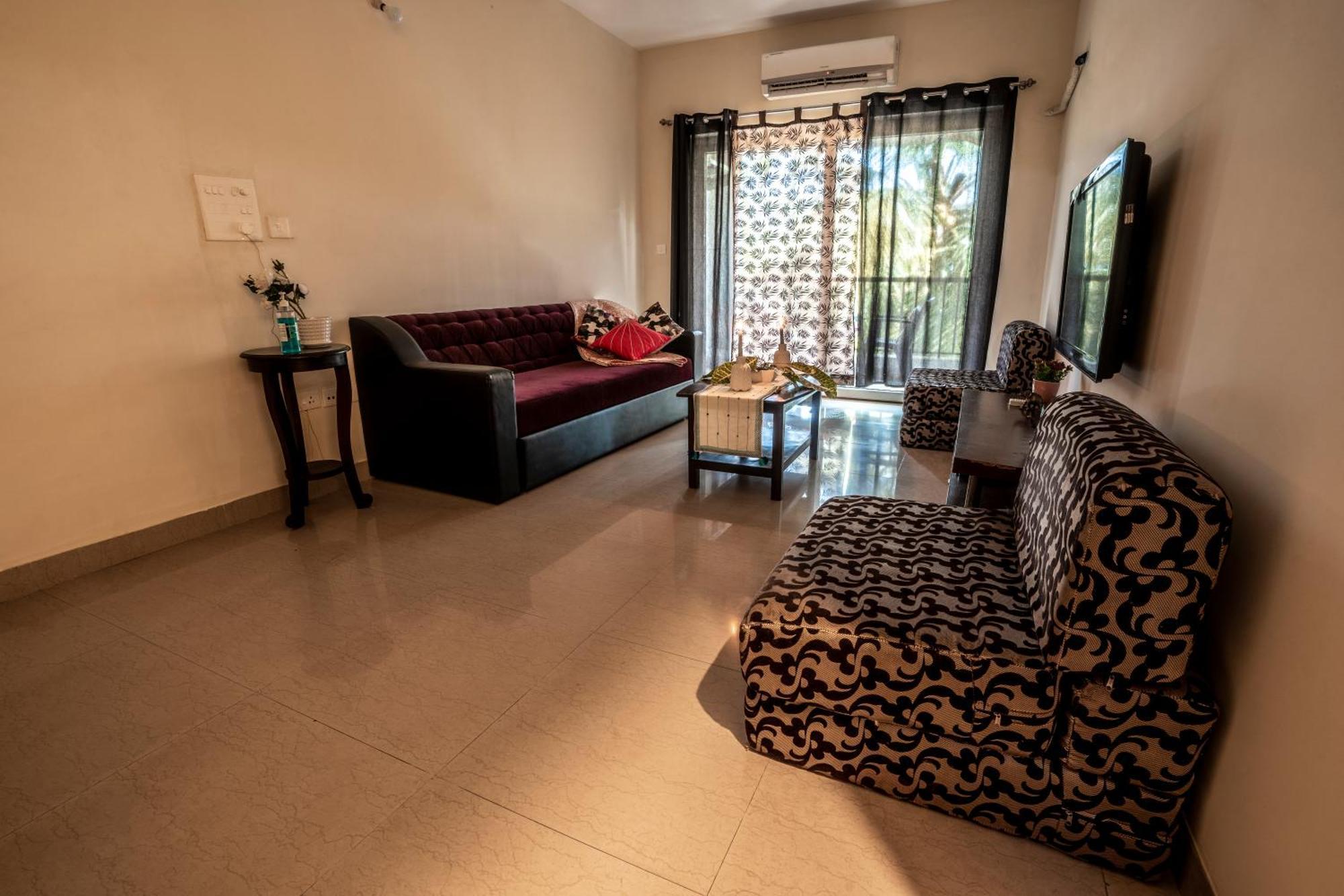 Goa Chillout Apartment - 1Bhk, Baga Extérieur photo