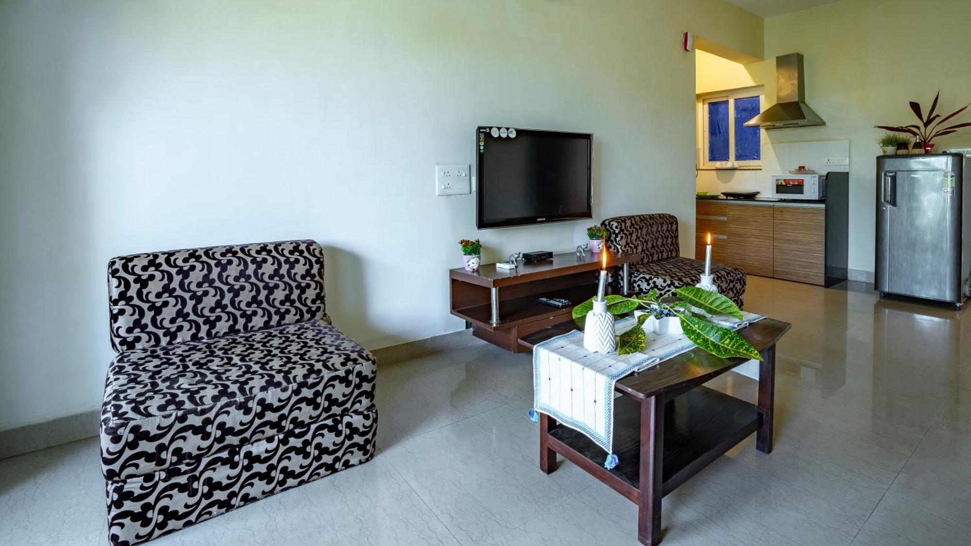 Goa Chillout Apartment - 1Bhk, Baga Extérieur photo